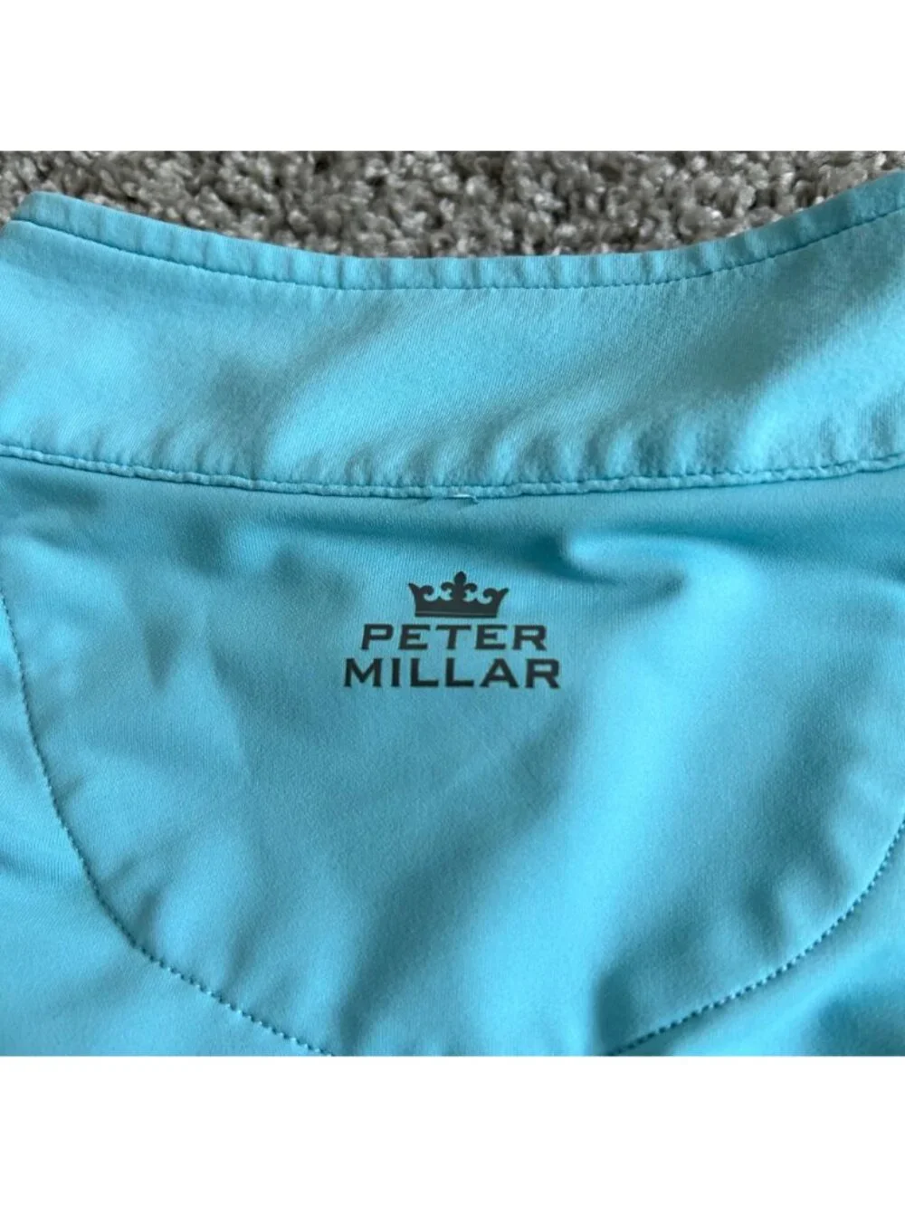 Peter Millar Men's Sz XL Crown Sport Quarter-Zip Pullover Stretch Long Sleeve